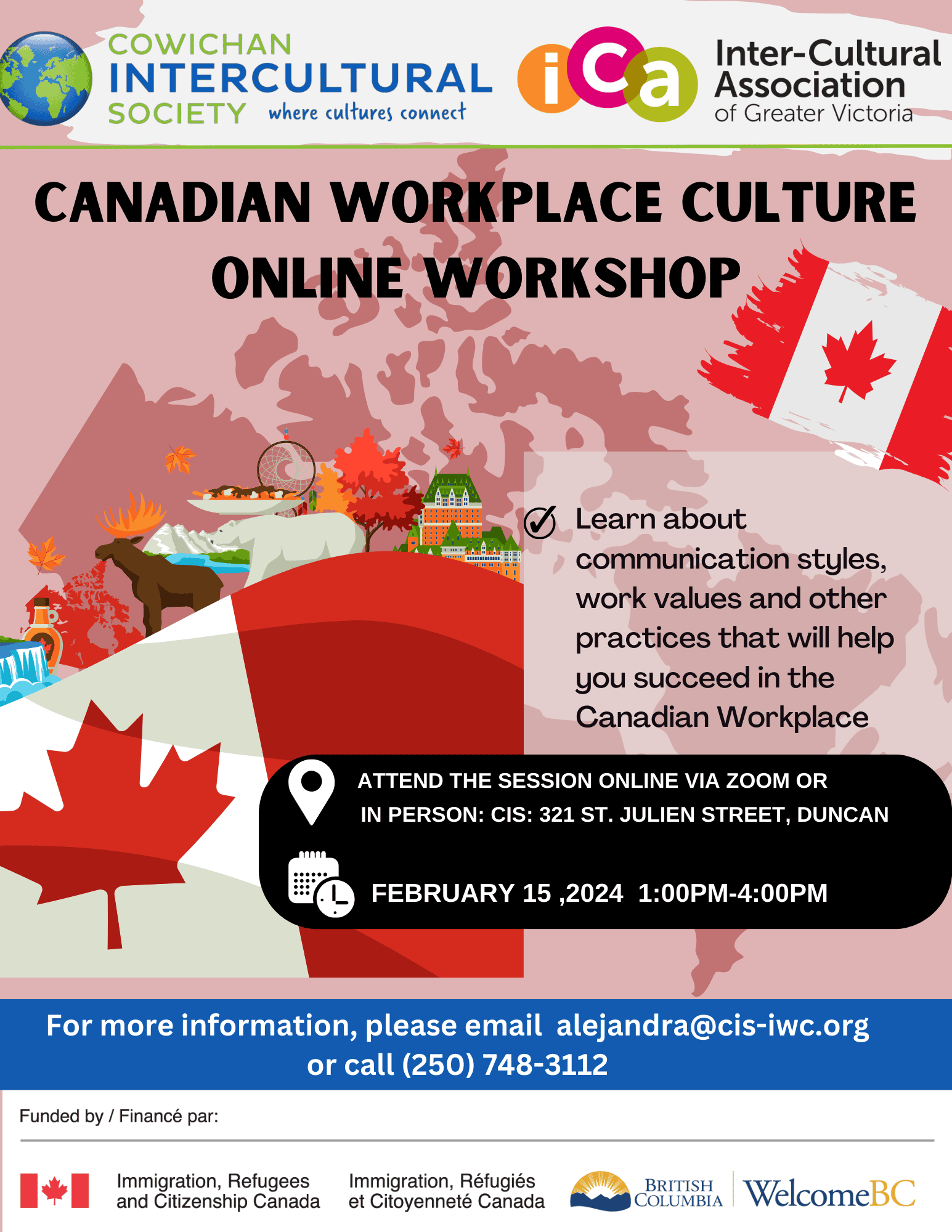 Canadian Workplace Culture- Online Workshop – Cowichan Intercultural ...